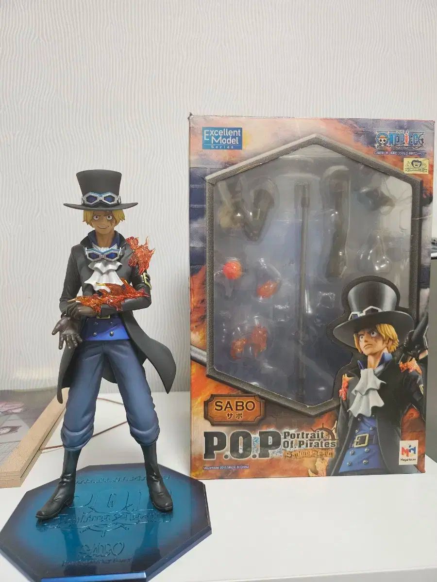 P.O.P サボ フィギュア 開封品 ONE PIECE(ワンピース) フィギュア pop サボ 売ります - メルカリ