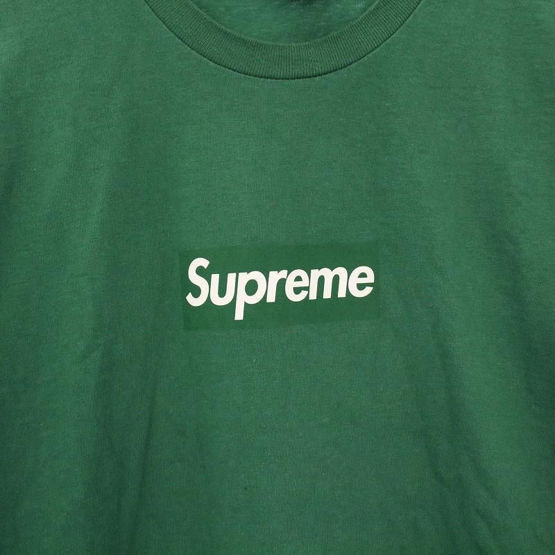 シュプリーム SUPREME BOX LOGO L/S TEE GREEN ボックスロゴ Tシャツ