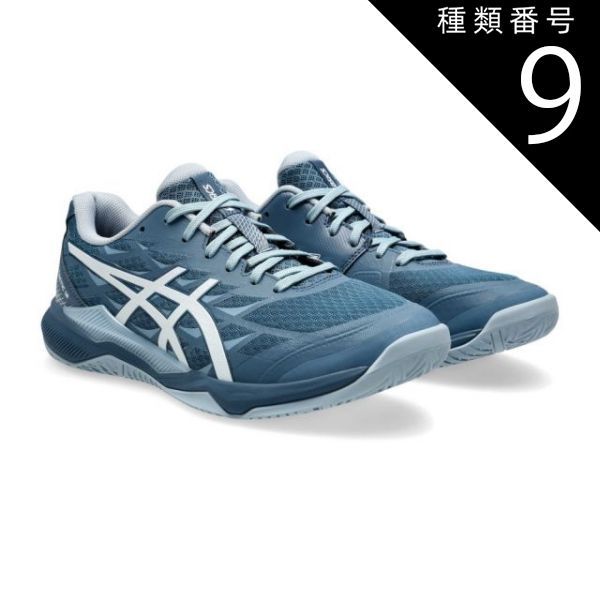 種類9 24.0cm 取寄せ アシックス シューズ GEL-TACTIC 12 ビンテージインディゴ|ホワイト 1073A058-401ゲル タクティク インドアスポーツ ユニセックス 男女兼用 ASICS