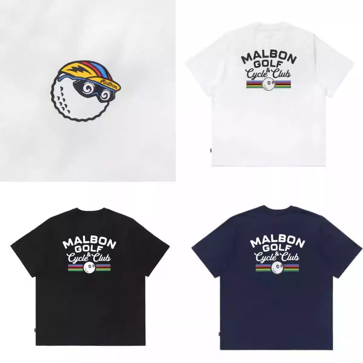 男性用と女性用のゴルフウェア MALBON GOLF(マルボンゴルフ) Tシャツ