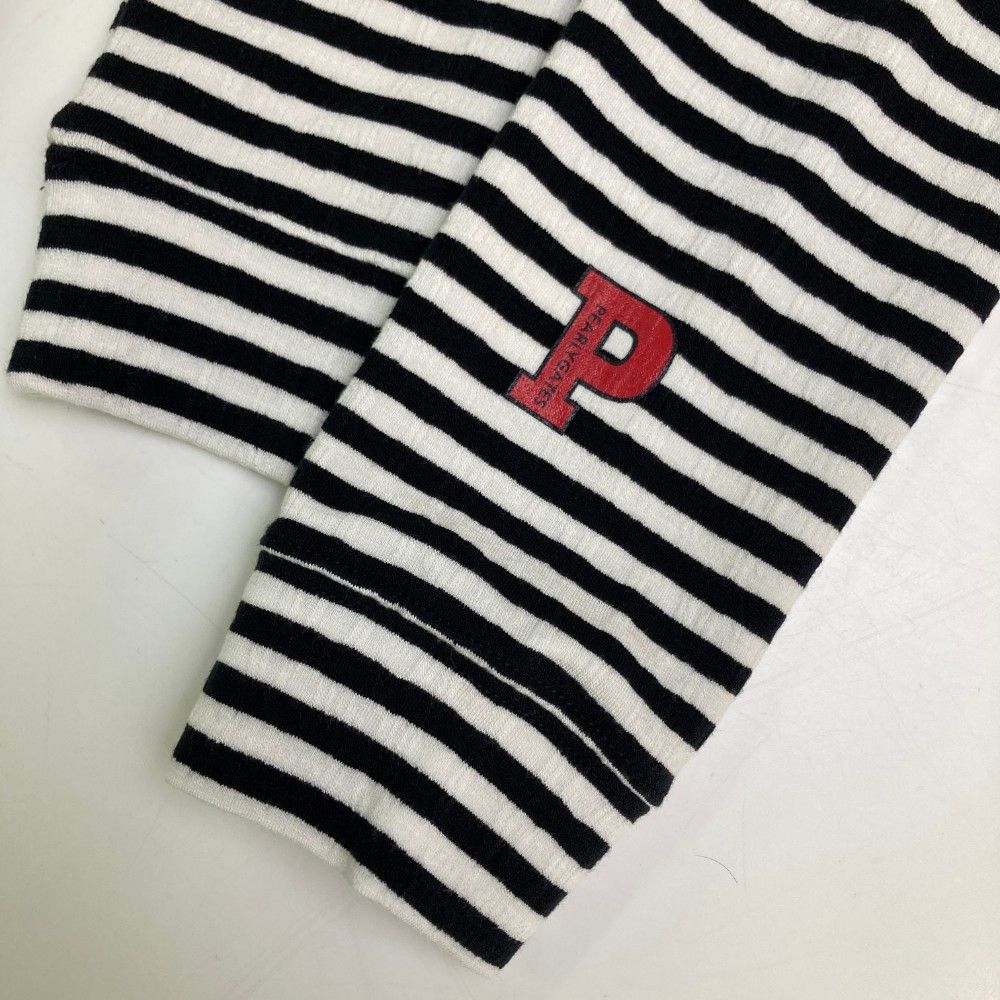 サイズ：0 PEARLY GATES パーリーゲイツ  ハイネック 長袖Tシャツ ボーダー柄 ホワイト系 [240101428378] ゴルフウェア レディース ストスト サイズ：0 PEARLY GATES パーリーゲイツ ハイネック 長袖Tシャツ