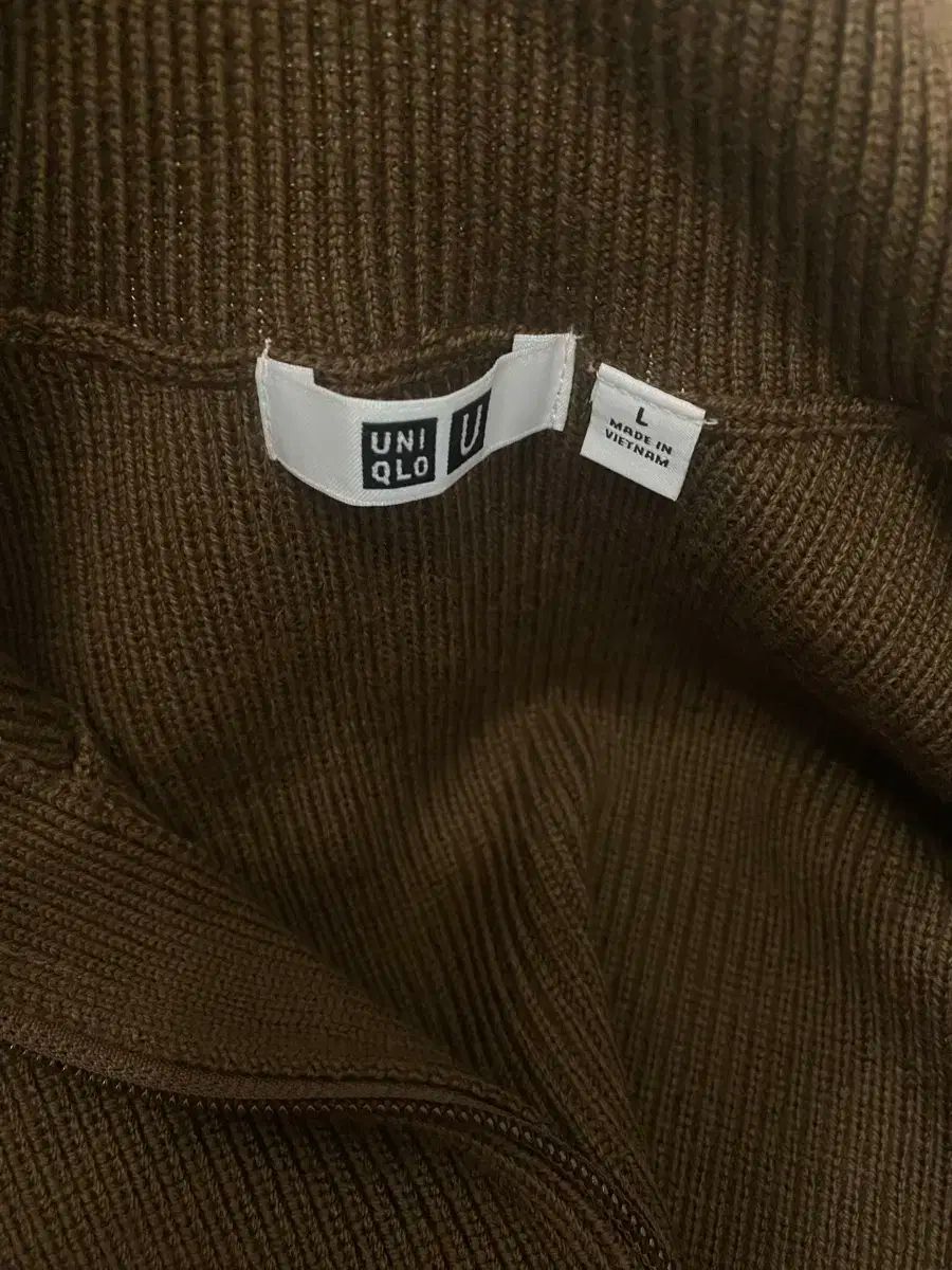 完売品　UNIQLO U メリノブレンドフルジップセーター　ドライバーズニット UNIQLO(ユニクロ) U メリノブレンドリップフルジップ セーター