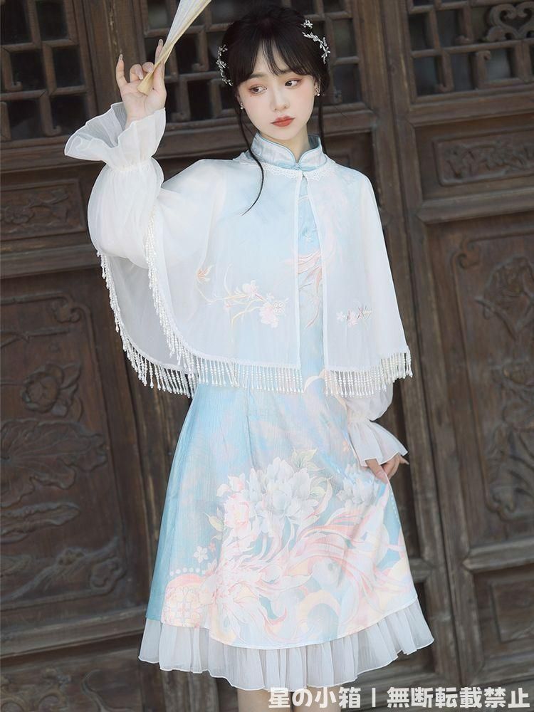 2025 豪華刺繍 漢服 かんふく 古風衣装 レトロ風 中華ロリータ コスプレ ワンピース 唐装 仙女服 中華風 美しい刺繍 撮影会 舞台演出 推し活 仮装 HF 411