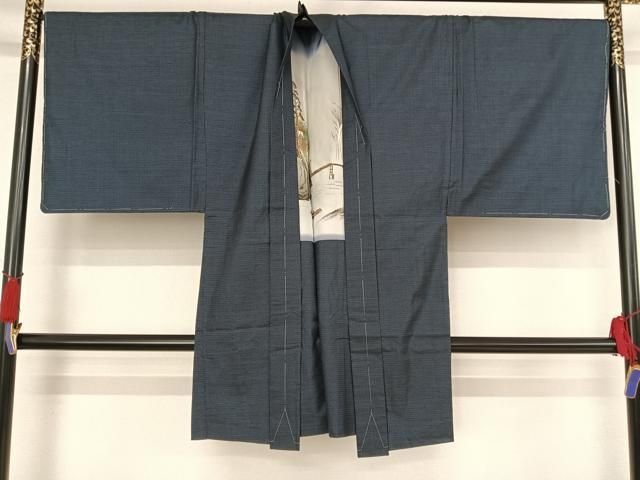 平和屋着物●本場大島紬　白大島　100亀甲　総詰め　ますいわ屋扱い　正絹　逸品　AABH8419ck 平和屋着物○本場大島紬 100亀甲 総詰め 正絹 逸品 AABF0219fy 【公式