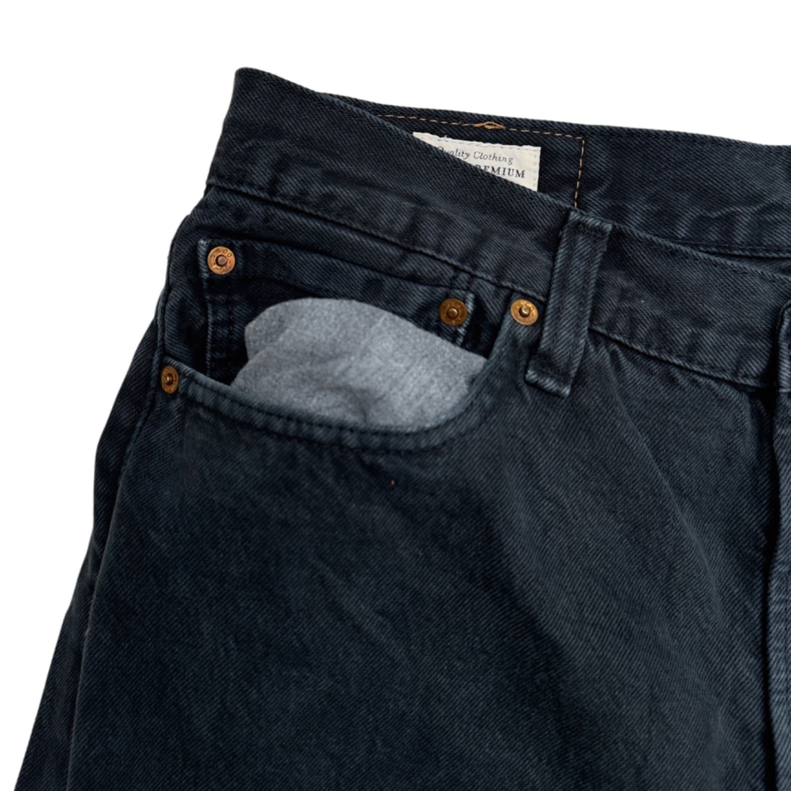 リーバイス 501 ビックE ブラックデニム W34 L32 デニム Denim 