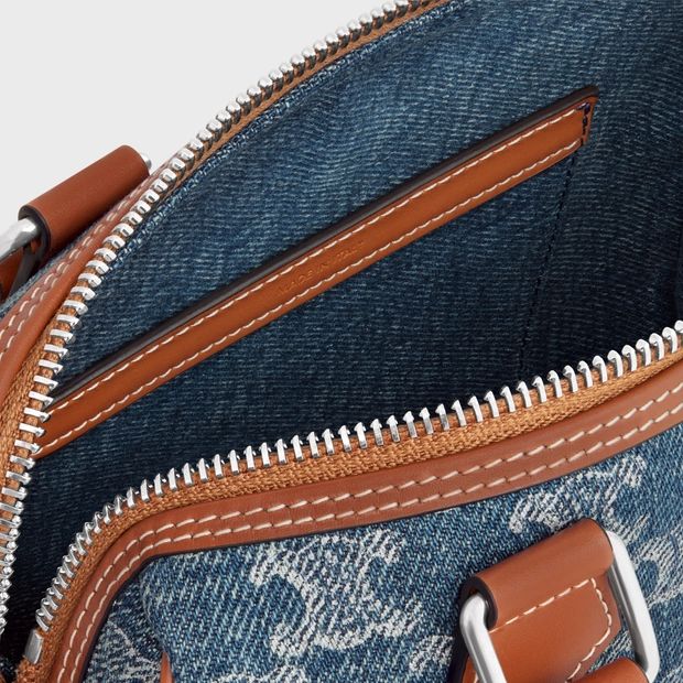 新品 CELINE セリーヌ スモール ボストン キュイル トリオンフ