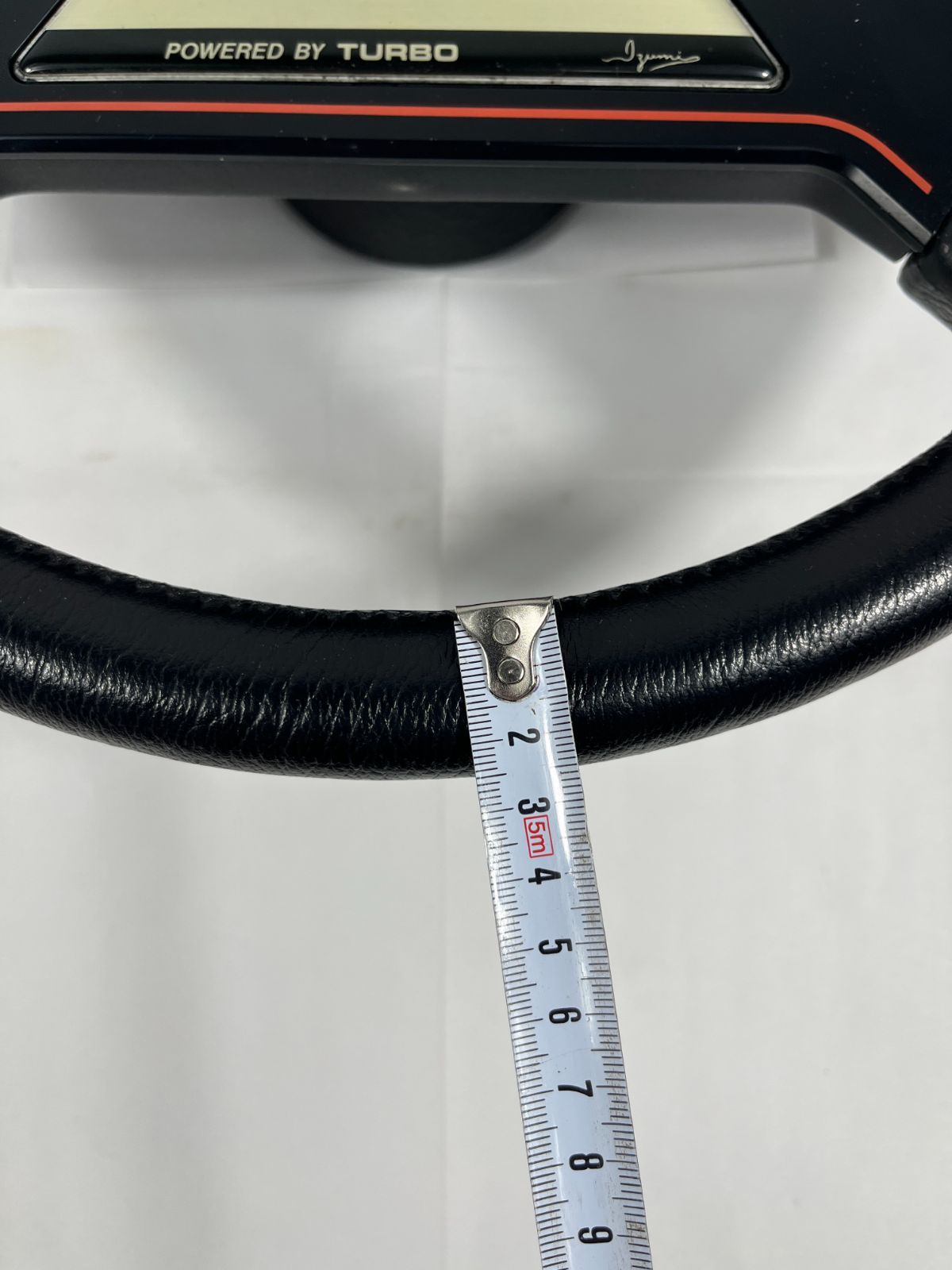 Izumi イズミ POWERED BY TURBO ステアリング ハンドル 車 カスタム ホーンボタン 昭和レトロ 昭和 レトロ FFCRYSTALESIA_COM