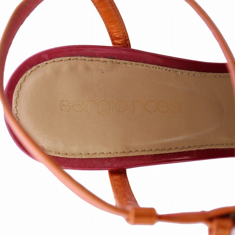 SERGIO ROSSI★パテントレザー プラットフォームサンダル Sergio Rossi: Luxury Shoes Made in Italy - Sergio Rossi