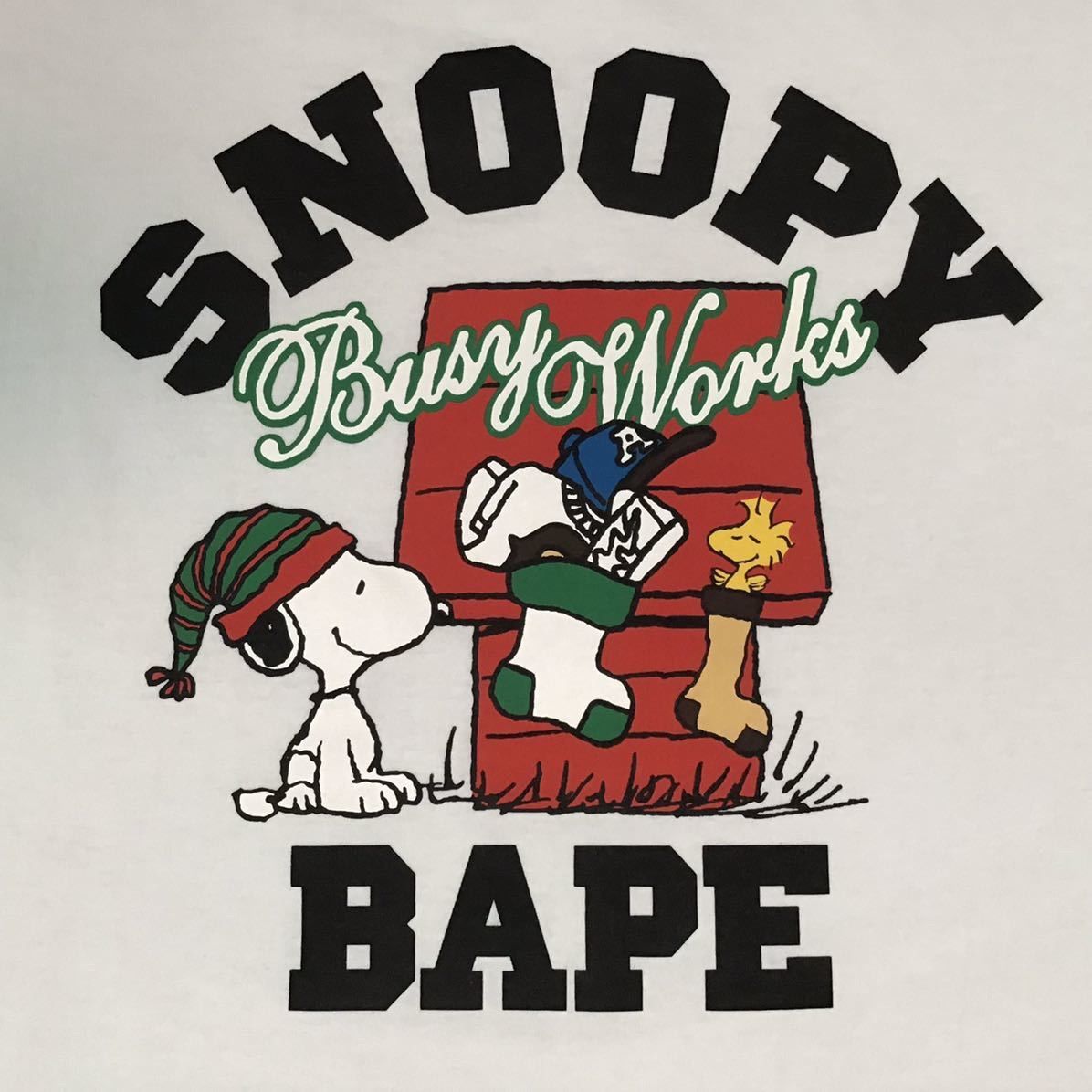 2枚で送料無料 A BATHING APE SNOOPY 新品未使用 110 Tシャツ - 通販