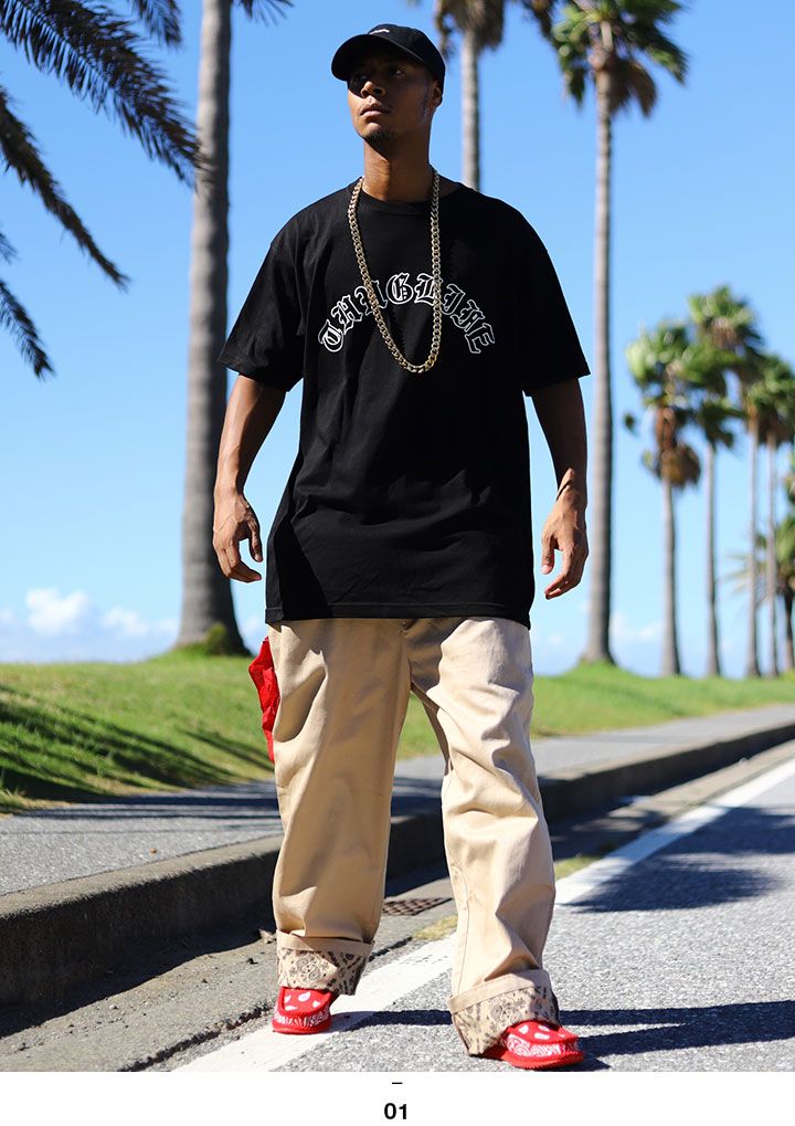 ACE FLAG 上下セット 半袖 Tシャツ チノパン ロングパンツ