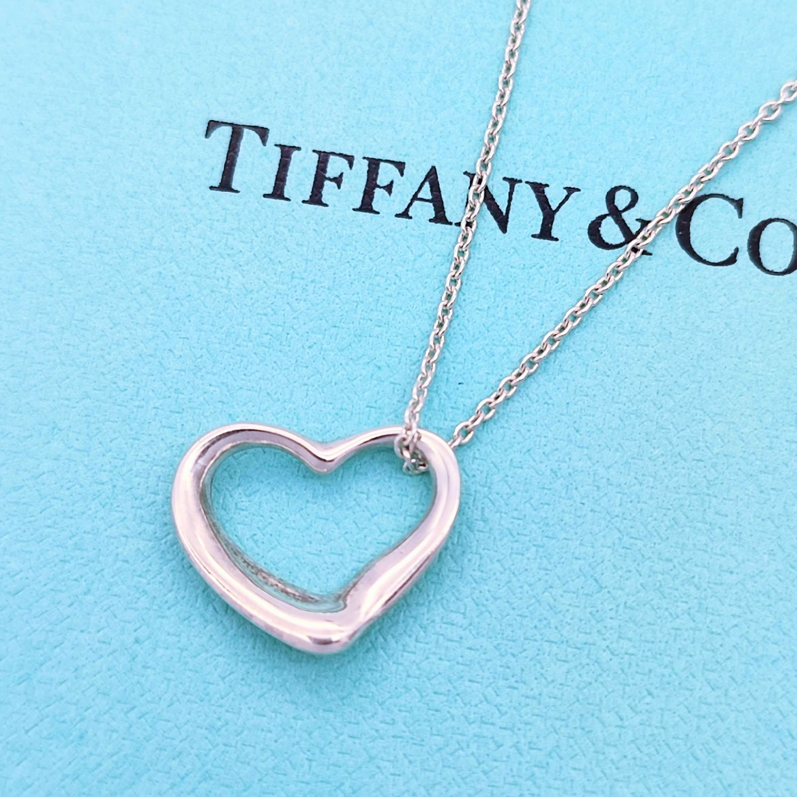 Tiffany ティファニー オープンハートネックレス エルサペレッティ