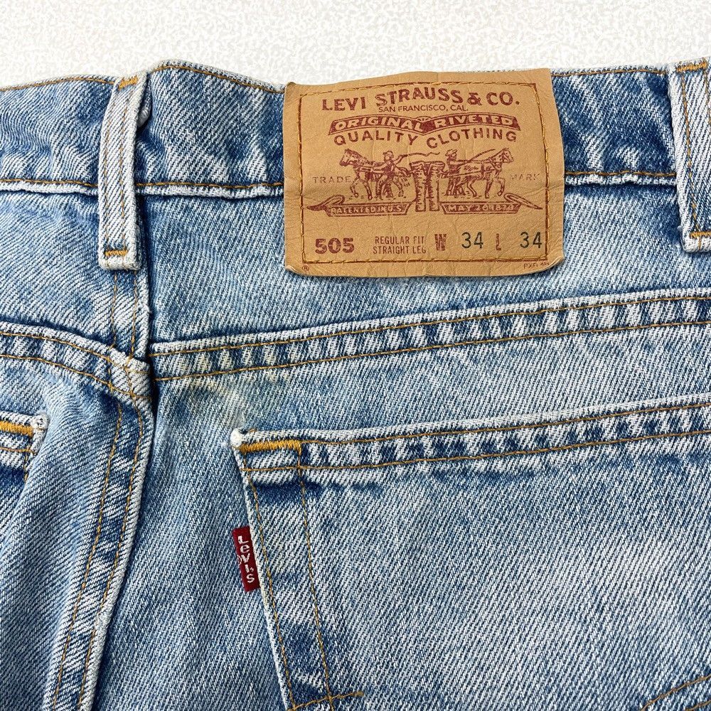 リーバイス Levi's 505 デニム パンツ テーパード 色落ち ヒゲ サイズ