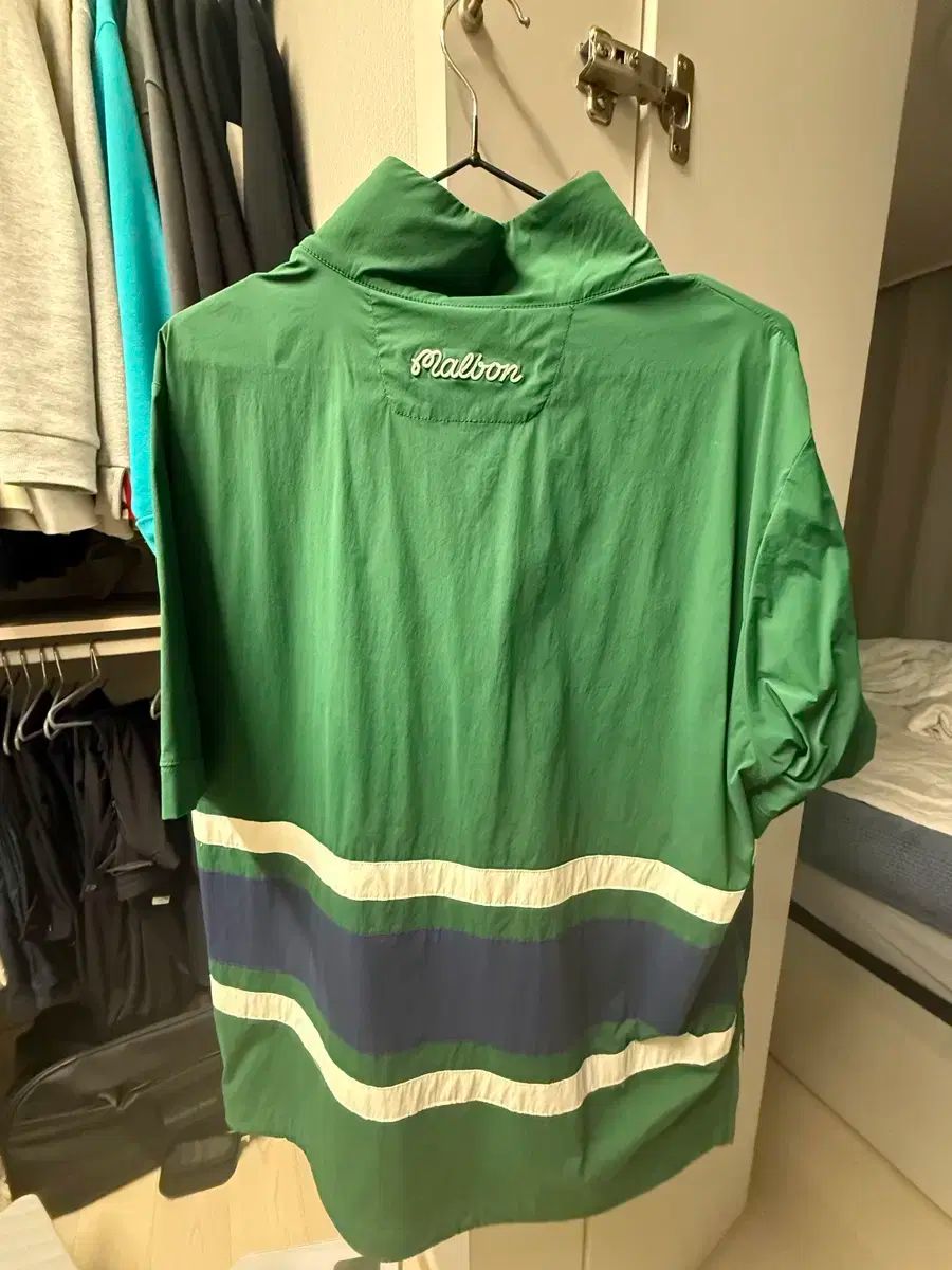肌触り MALBON GOLF マルボンゴルフ 半袖 Anorak アノラック L