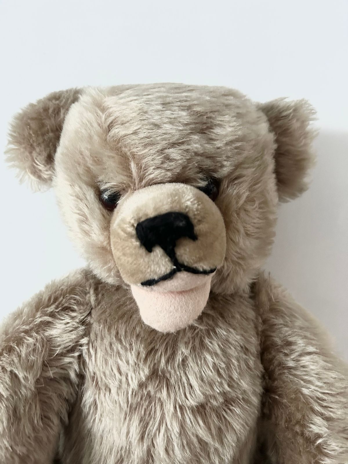 Germany Vintage】ハーマン社 オープンマウスベア ぬいぐるみ 大 ⑤