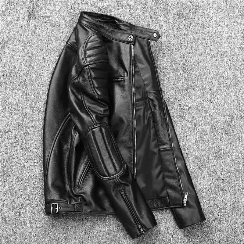メンズファッションレザージャケット 牛革ジャケット S-M L XL 2XL 3XL 4XL 5XL-6XLサイズ ライダースジャケット 本革 アウター