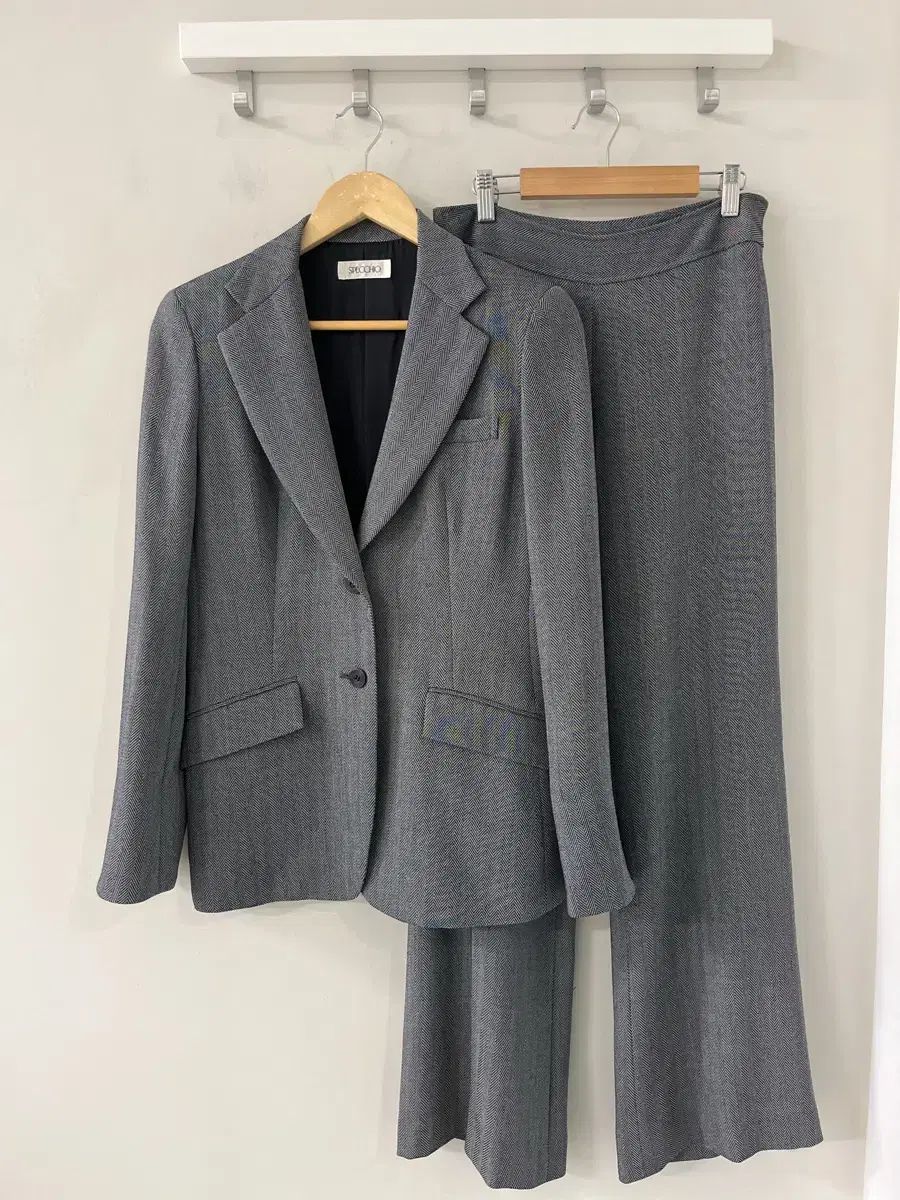 SPECCHIO ヘリンボーン パンツセットアップ