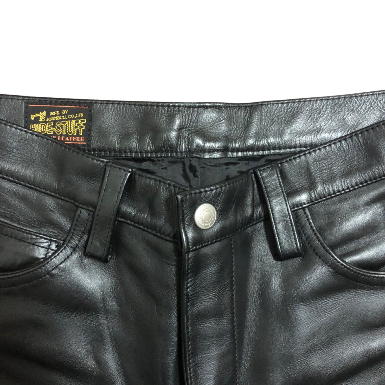 中古・古着通販】JOHNBULL (ジョンブル) レザーハーフパンツ