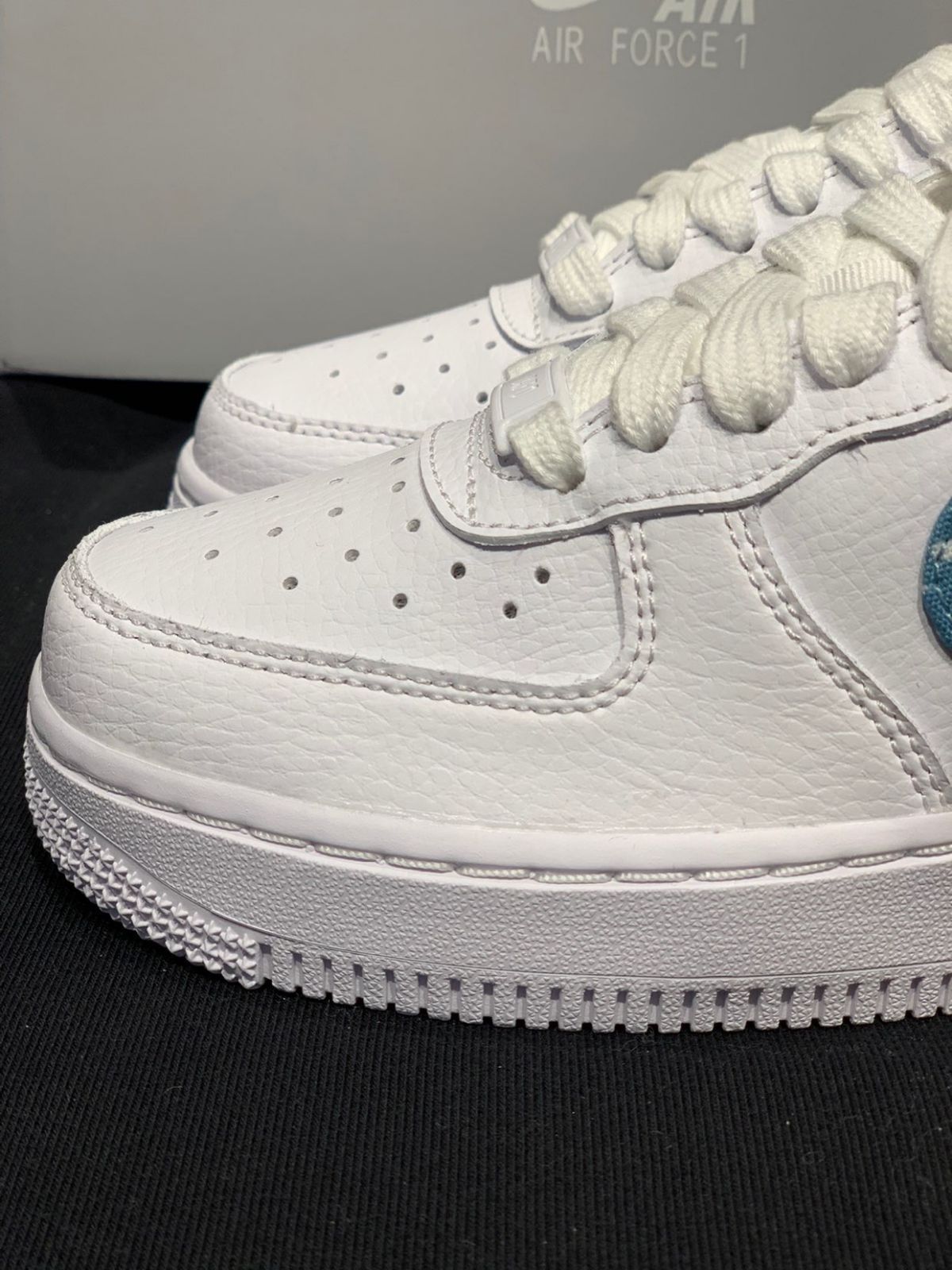 NIKE WMNS AIR FORCE 1 07 ESS white/worn blue-white-wht dh4406-100 レディース スニーカー AF1 ブルー ペイズリー