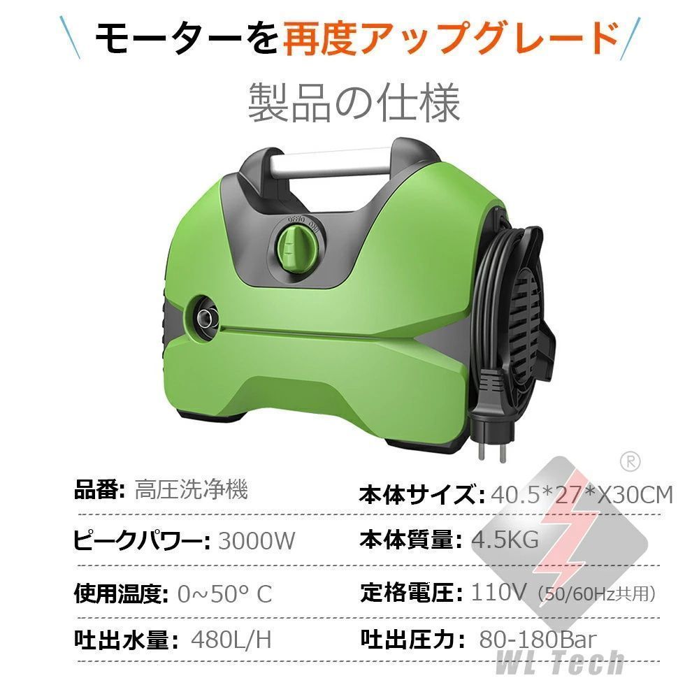 パワフル洗浄 簡単接続