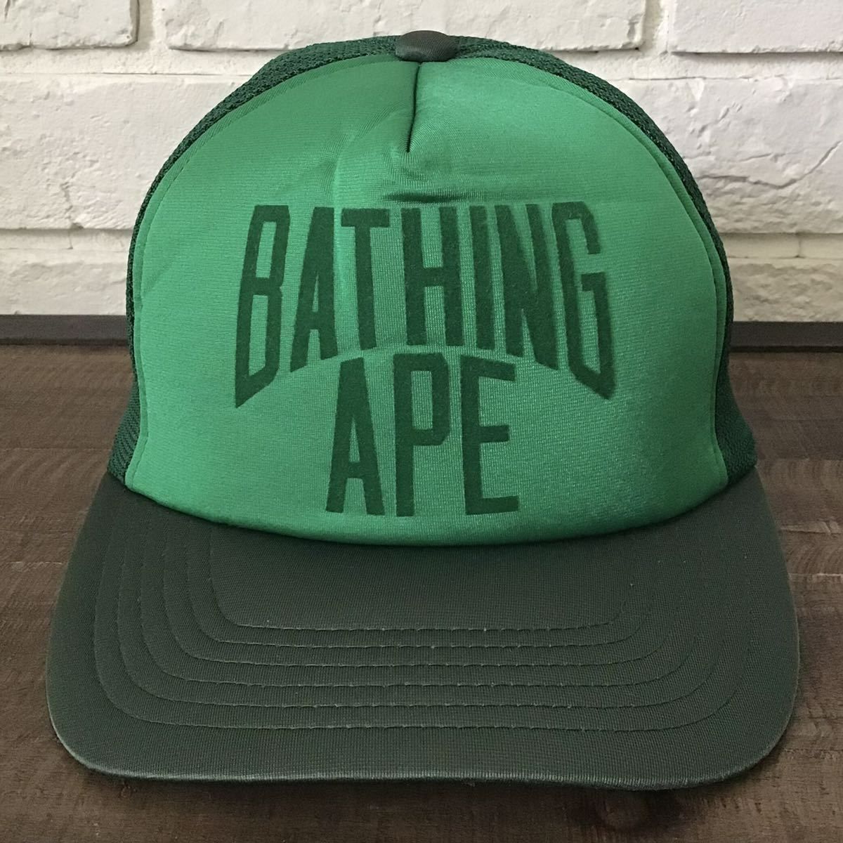 ★渋谷限定★ BAPE New York Logo メッシュ キャップ a bathing ape Shibuya color trucker hat  cap エイプ ベイプ NYC 帽子 NIGO