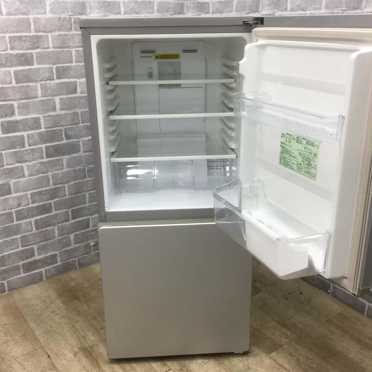 U-ING ユーイング UR-J110H 110L 2ドア冷凍冷蔵庫 右開き 2016年製 使用