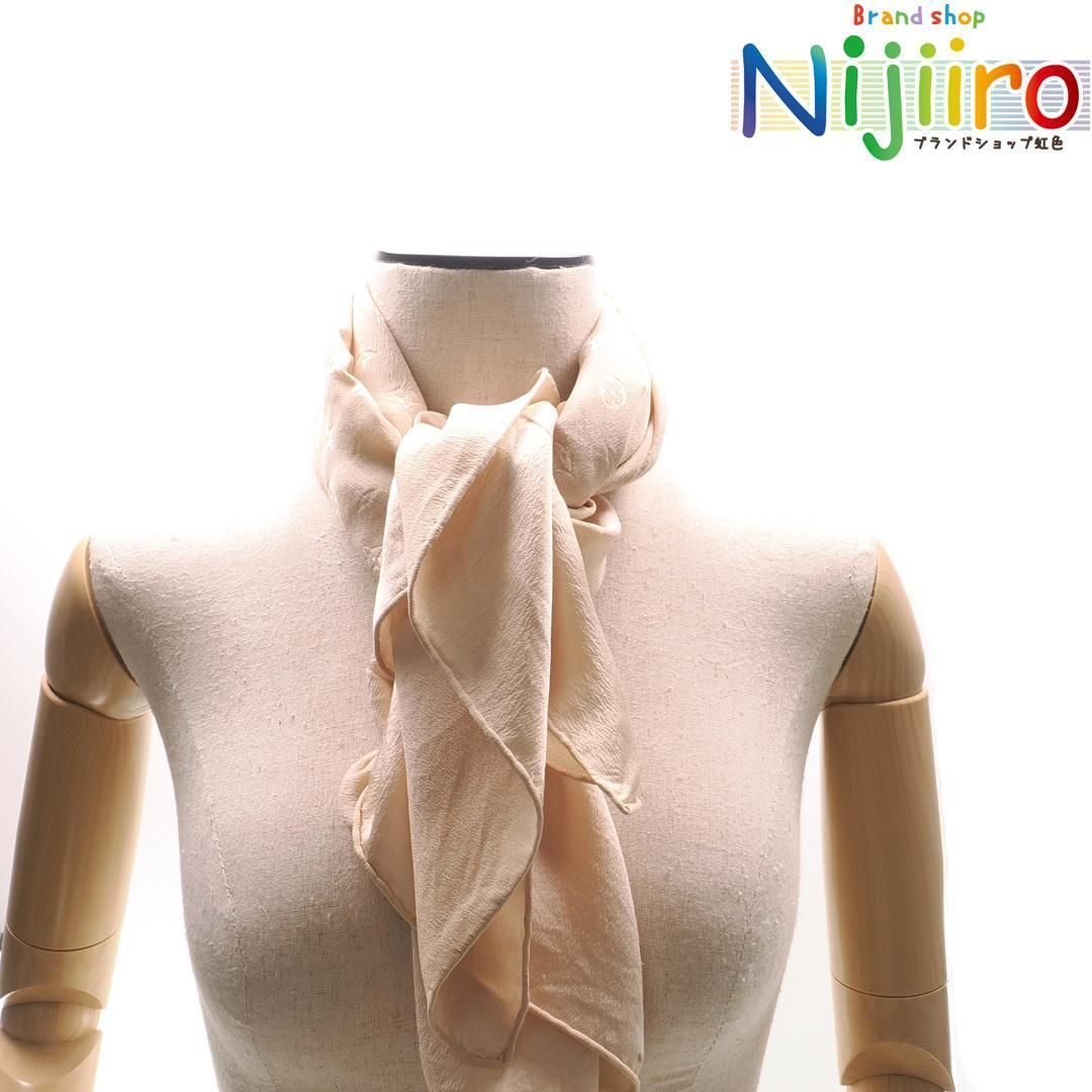 美品】ルイヴィトン モノグラム カレ モナコ スカーフ シルク 1593