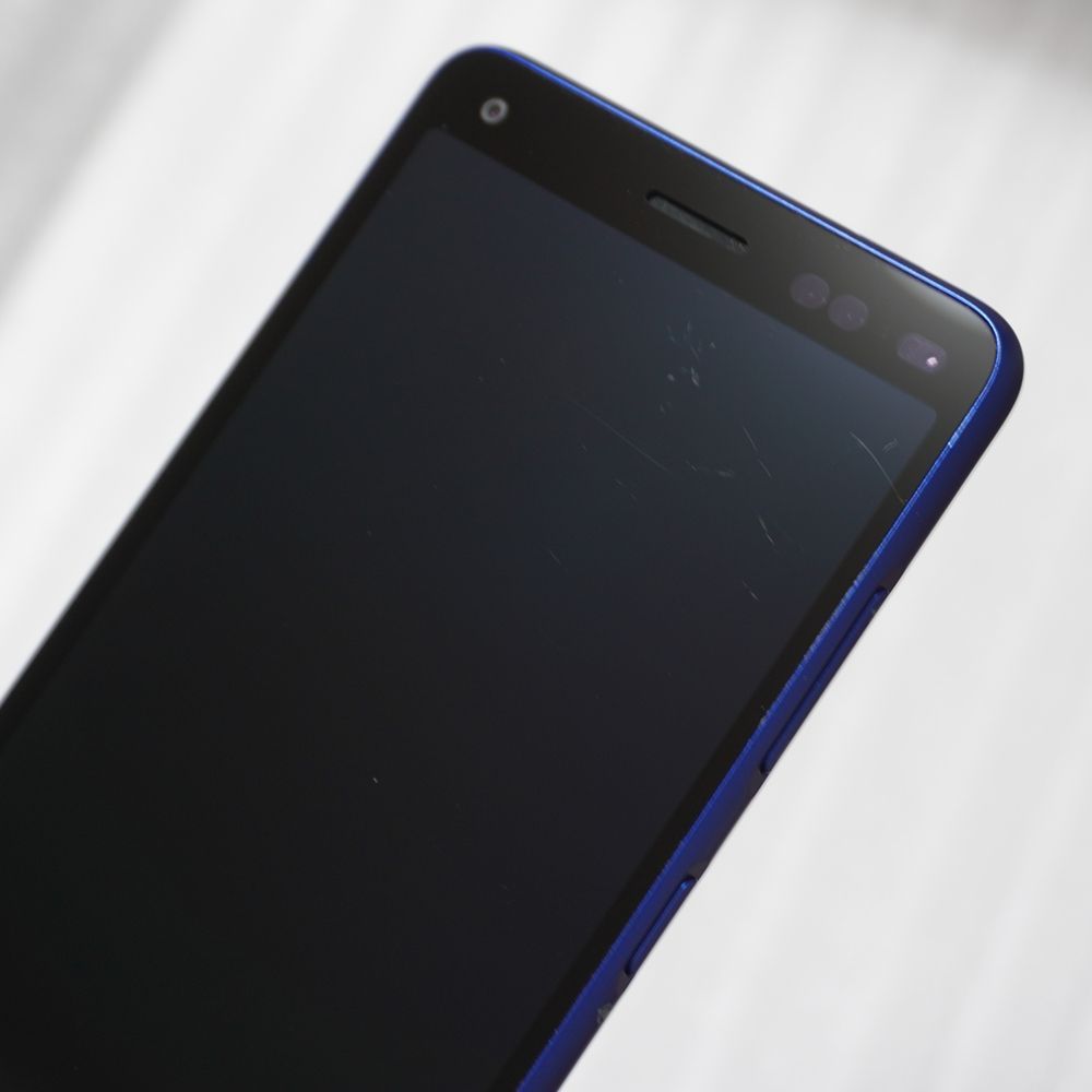 かんたんスマホ2＋ ブルー A201KC ワイモバイル SDカード付き SIM