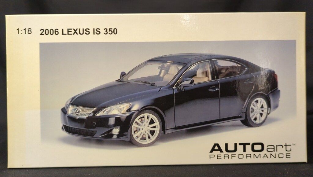 AUTOART 1|18 パフォーマンス 2006 LEXUS IS 350 ブルー 78811