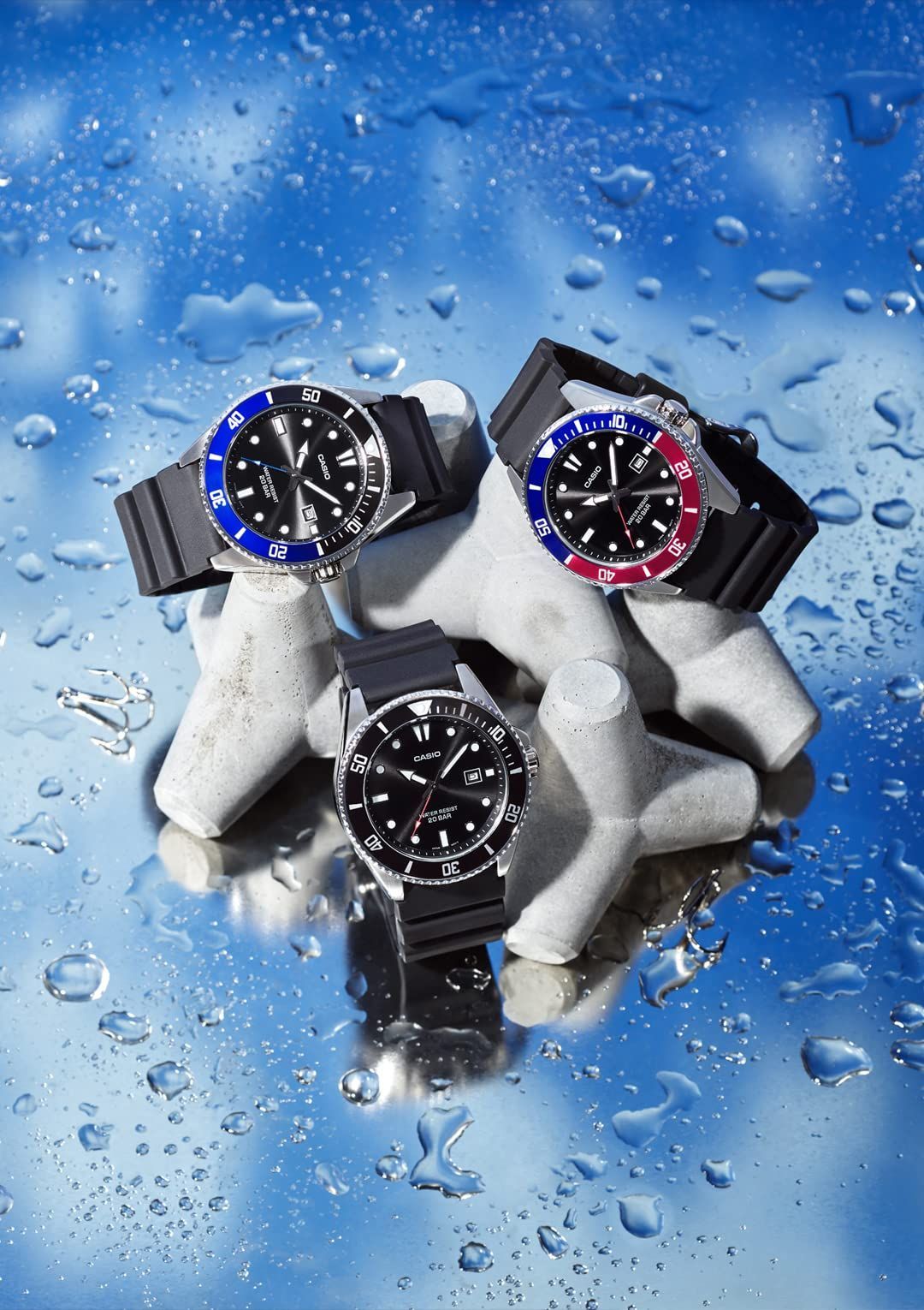 人気商品 メンズ MDV-107-1A1JF オンライン モデル ブラック 正規品 コレクション カシオ カシオ