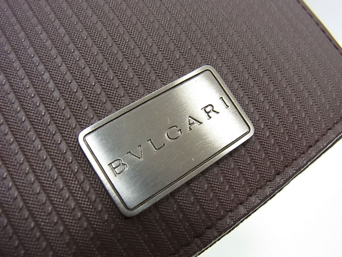BVLGARI ブルガリ ミレリゲロゴプレート カードケース ☆BVLGARI