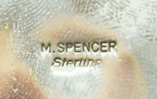 ナバホ NAJAVO Sterling silver ナバホ族 ターコイズ M.Spencer