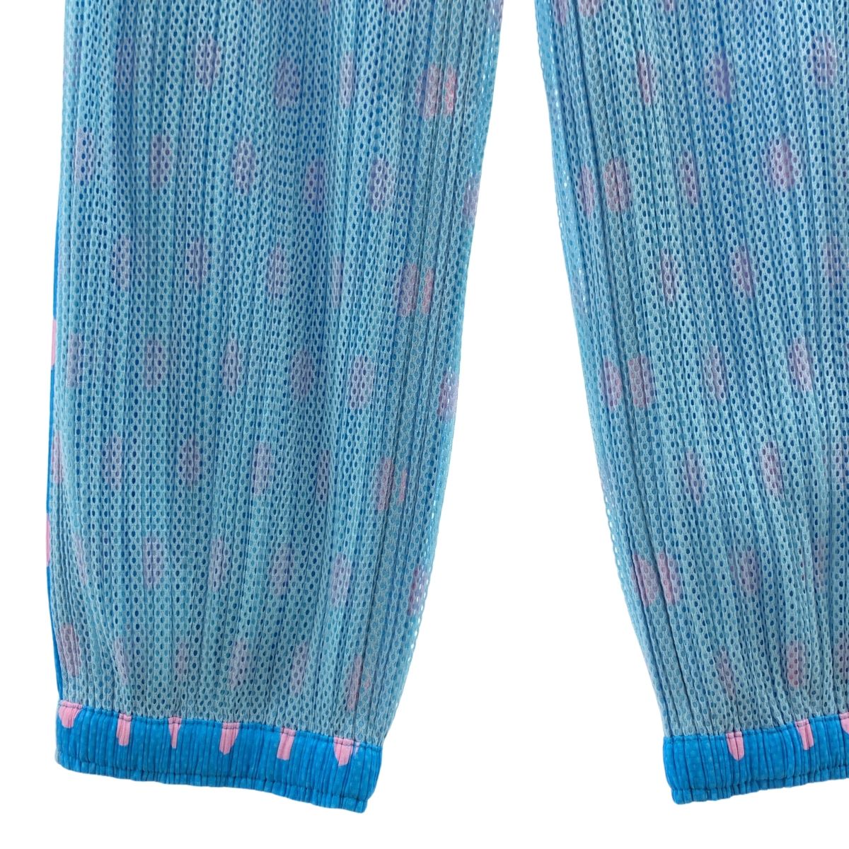 プリーツプリーズ イッセイミヤケ メッシュ加工 ストレートパンツ PLEATS PLEASE ISSEY MIYAKE / プリーツプリーズイッセイミヤケ