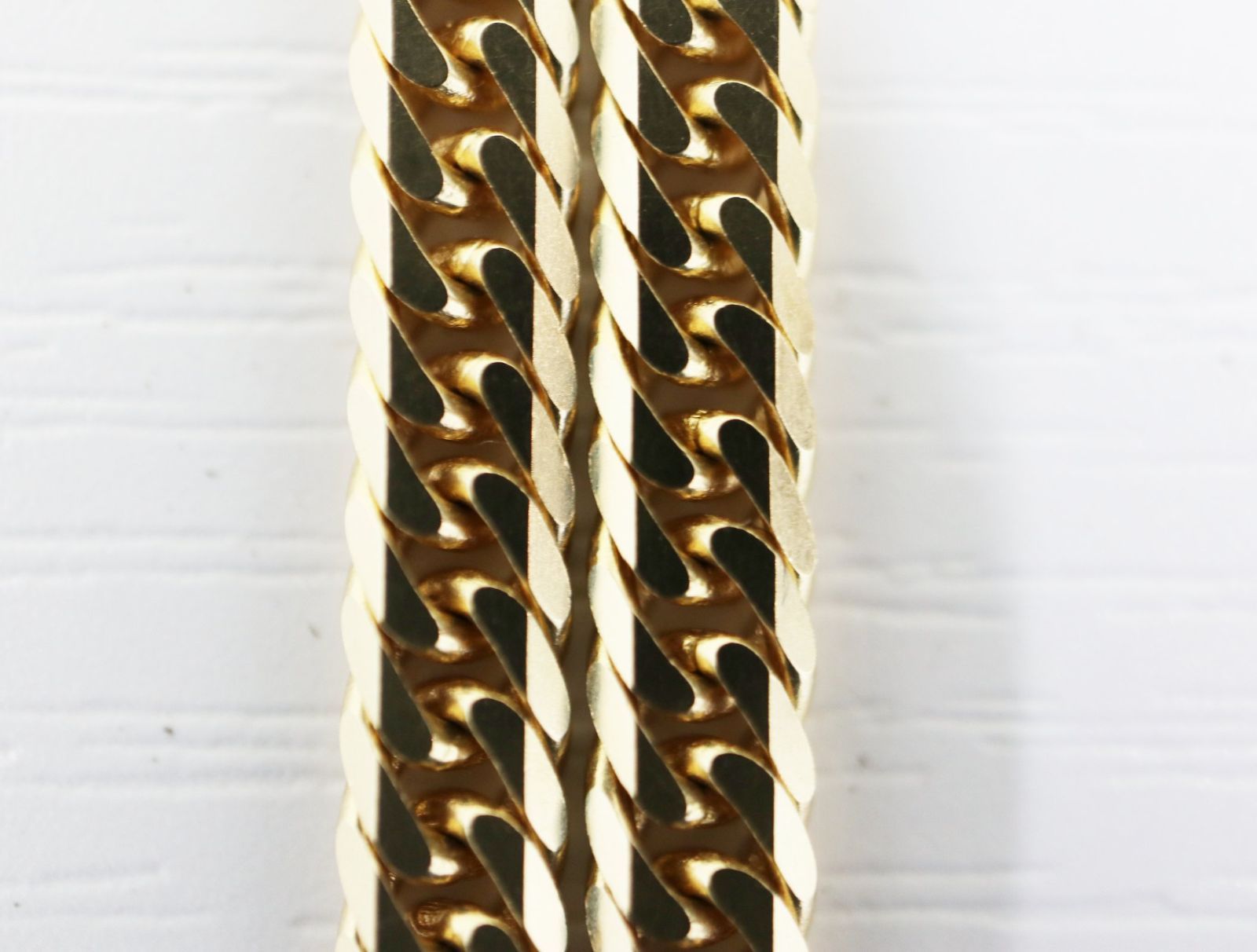18金 喜平ネックレス 6面ダブル 50cm 30.0g K18YG 造幣局検定刻印 K18 