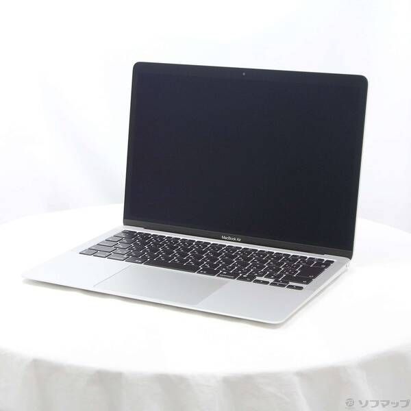数量限定 〔中古品〕 MacBook Air 13.3-inch Late-2020 MGN93J／A Apple M1 8コアCPU_7コアGPU 8GB SSD256GB シルバー 〔14.7 Sonoma〕【198】 MacBook本体