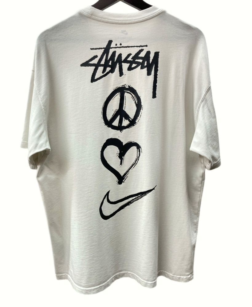 ステューシー STUSSY × ナイキ NIKE M NRG RA SS PEACE LOVE SWOOSH ...