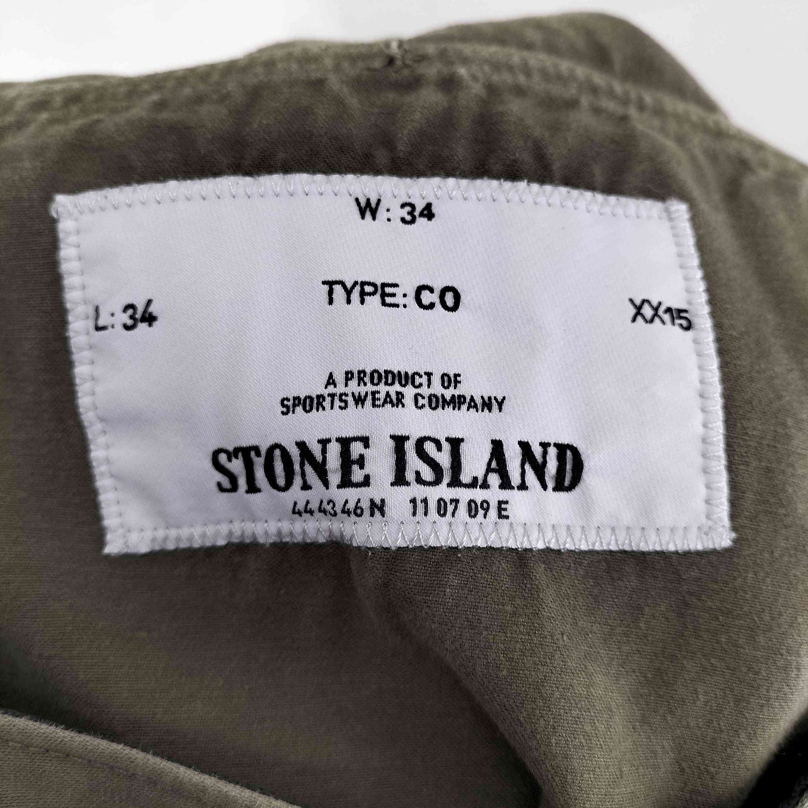  ストーンアイランド STONE ISLAND 11 AW トラウザーパンツ メンズ W 34 その他 パンツ