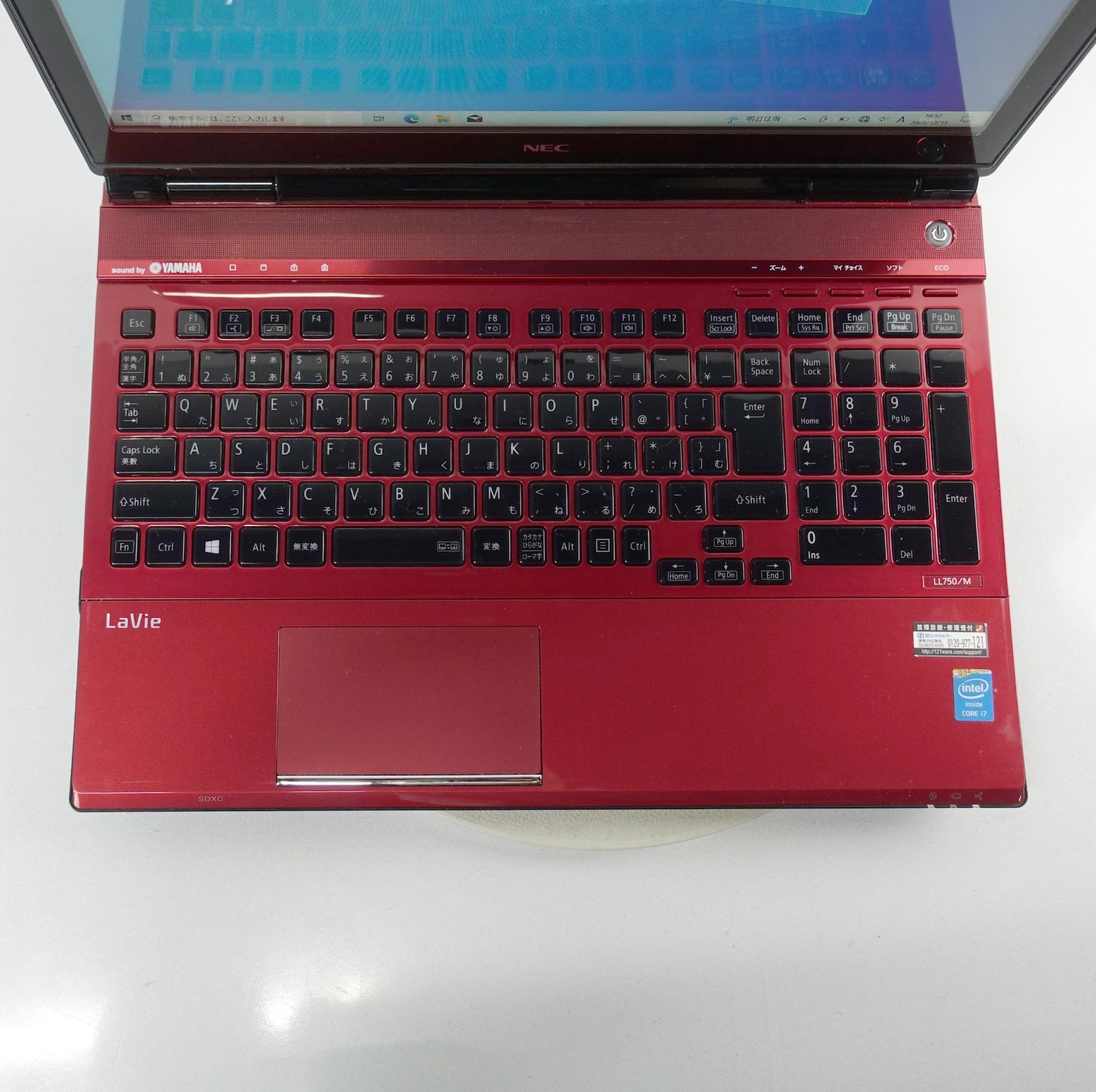 NEC LaVie L LL750/MSR PC-LL750MSR/Core i7  4700MQ/2.4GHz/メモリ16GB/SSD128GB/Windows10 ノート PC パソコン テンキー - メルカリ