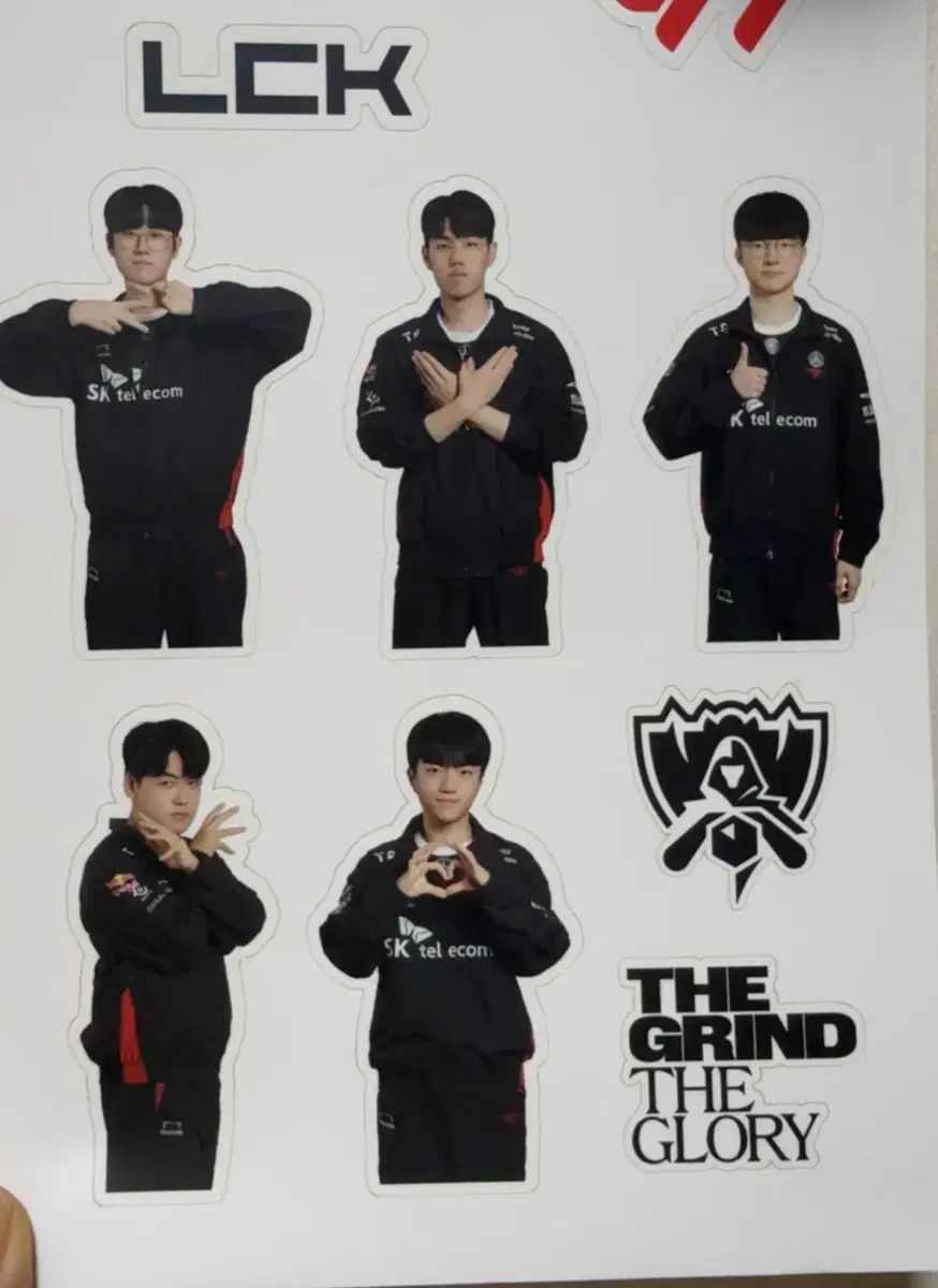  2023 T1 t1 LCK 選手団 ステッカー その他
