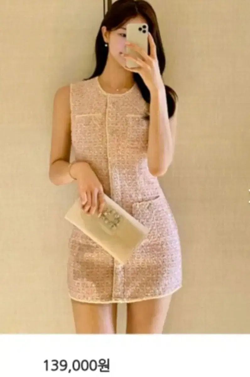 輸入衣類 ラチェル ROSSUM J ツイード ミニ ONE PIECE ピンク