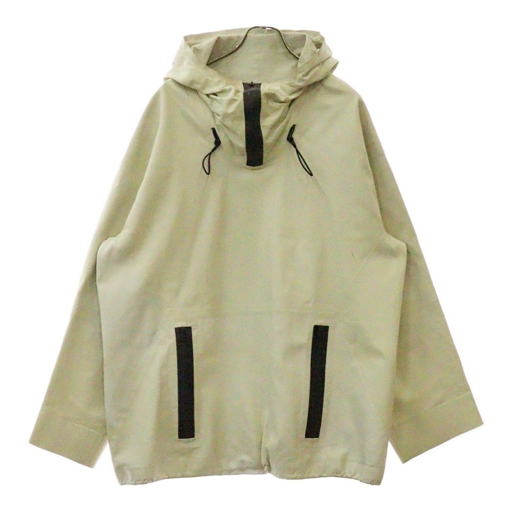 BOTTEGA VENETA ボッテガヴェネタ Cow Leather Anorak カウレザー アノラック ブルゾン パーカー ホワイト 611045