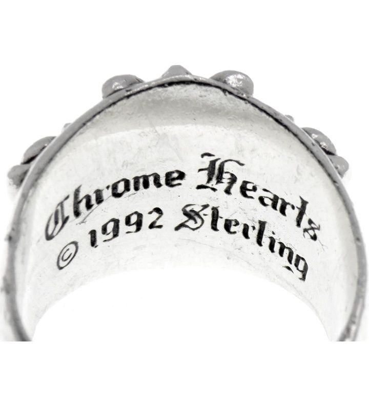 クロムハーツキーパーリングwithパヴェブラックダイヤモンド|クロム