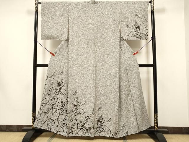 平和屋着物○訪問着 変わり縞 金銀彩 正絹 逸品 DAAV4936ud