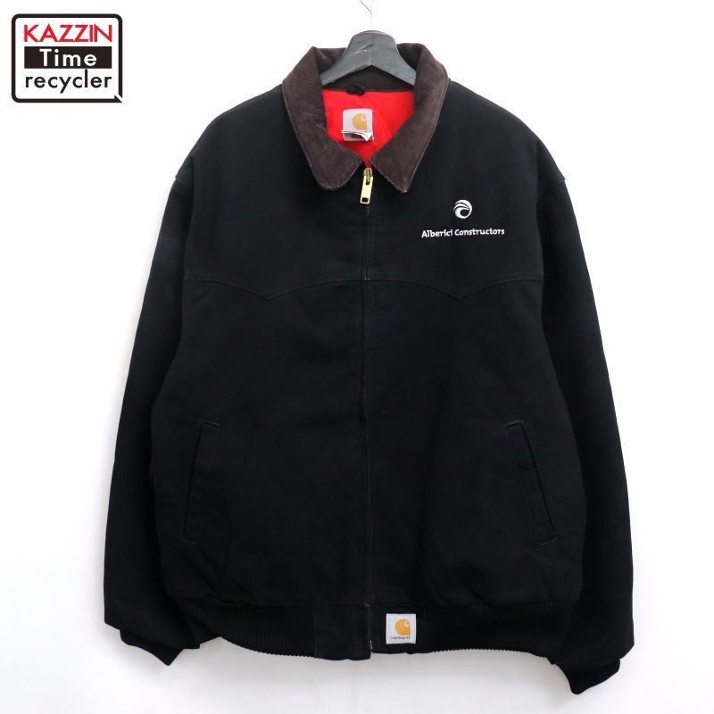 00s USA製 Carhartt BLK サンタフェ ダック ジャケット メンズ XL
