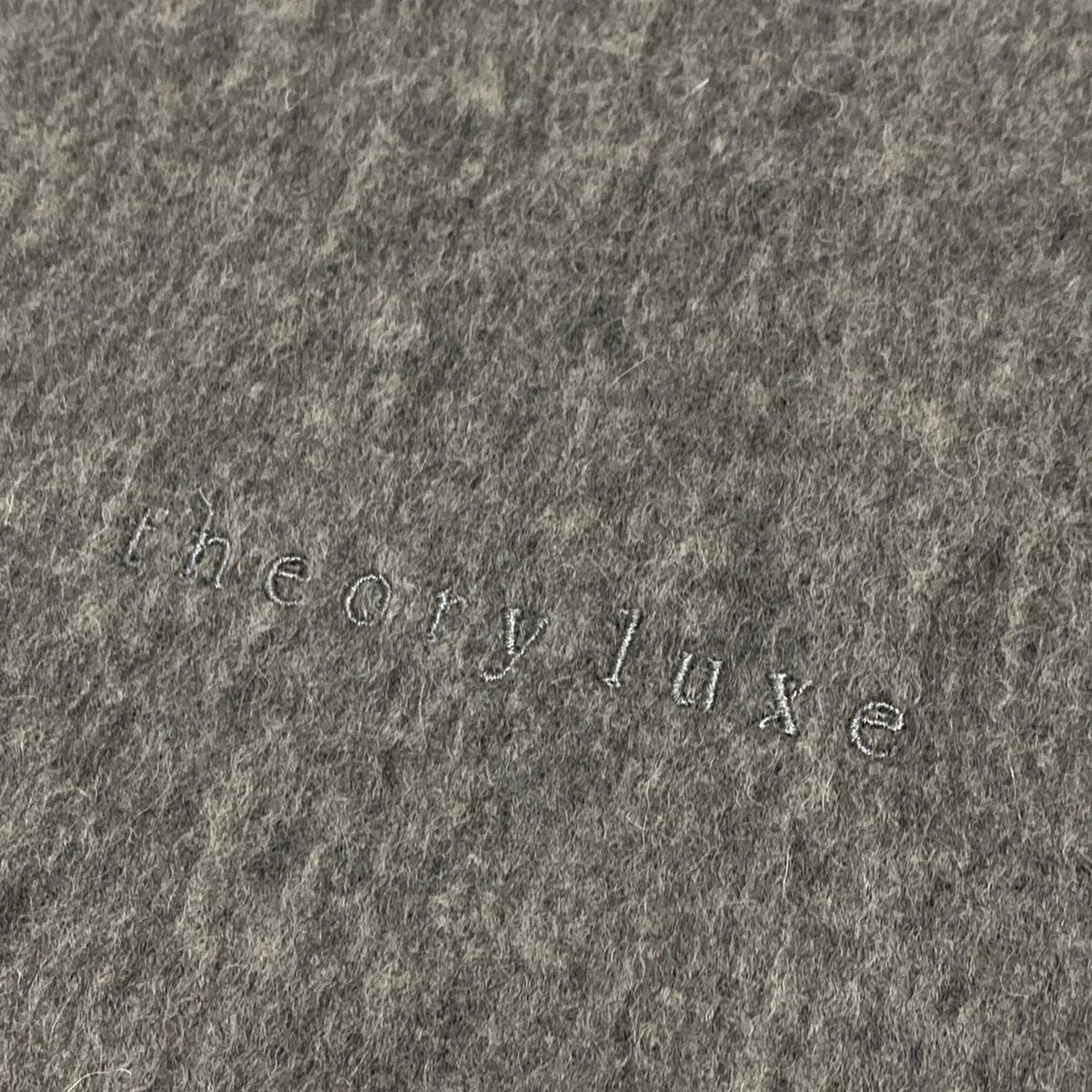 theory luxe セオリーリュクス マフラー - ダークグレー ウール