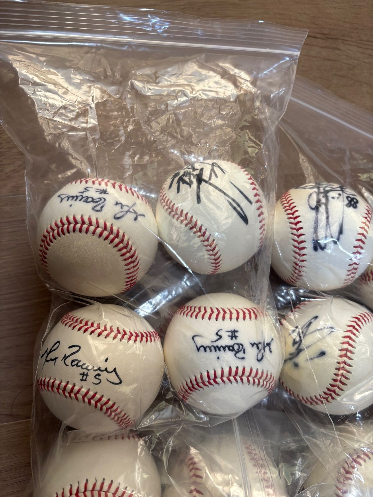 プロ野球 サインボール セット ラミレス 原辰徳 硬式ボール