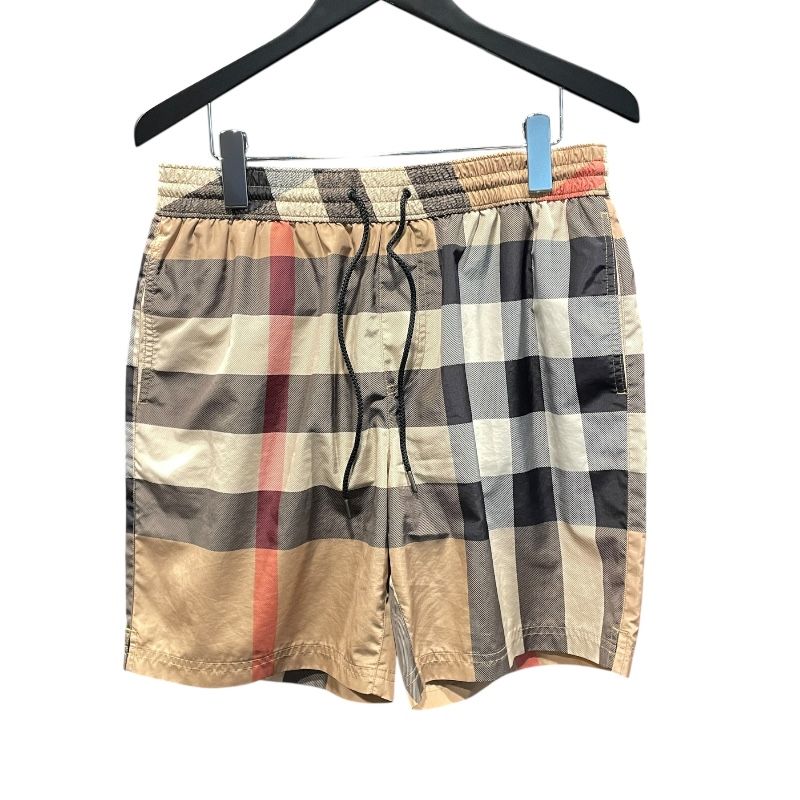 バーバリーロンドン BURBERRY LONDON チェック柄スイムショートパンツ 8017294 ベージュ ポリエステル メンズ ショートパンツ