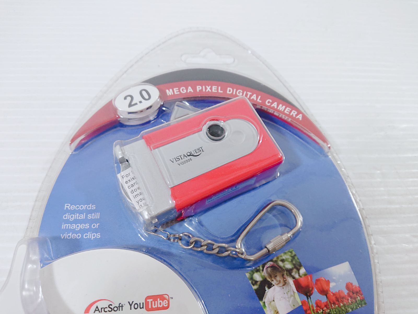 【新品未開封】VistaQuest VQ2005G　デジタルキーチェーンカメラ Amazon | Superheadz Nico Digi VistaQuest VQ2005 キーホルダー