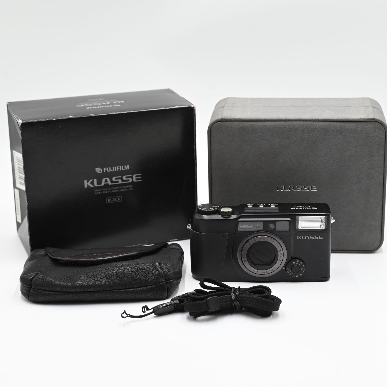 ストラップFUJIFILM ★ KLASSE W クラッセ ★ 元箱・付属品・フード他 付