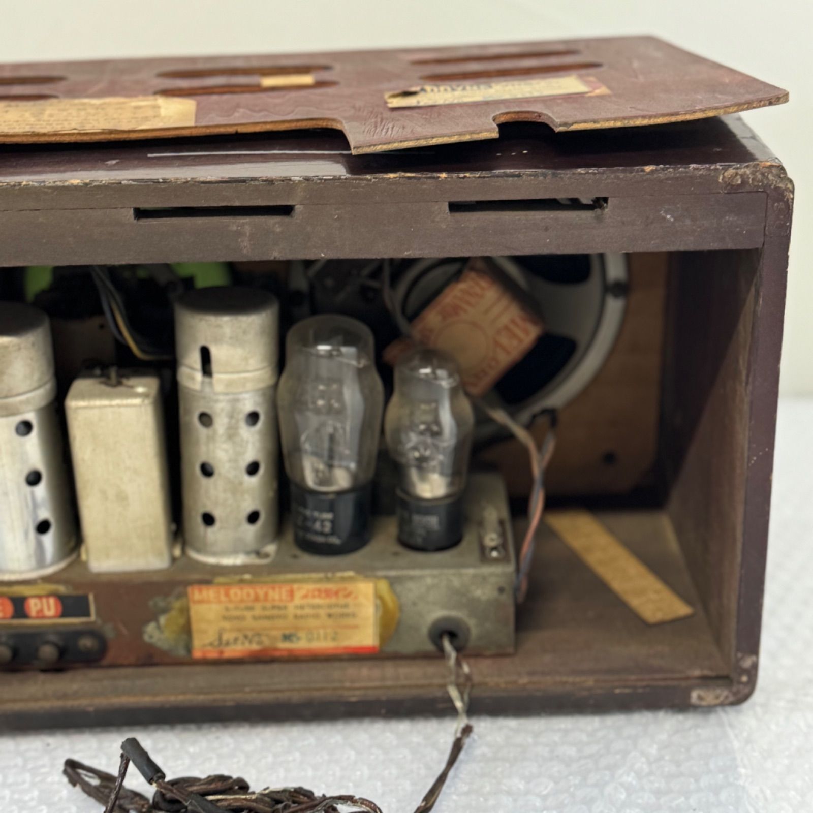 ジャンク 真空管ラジオ