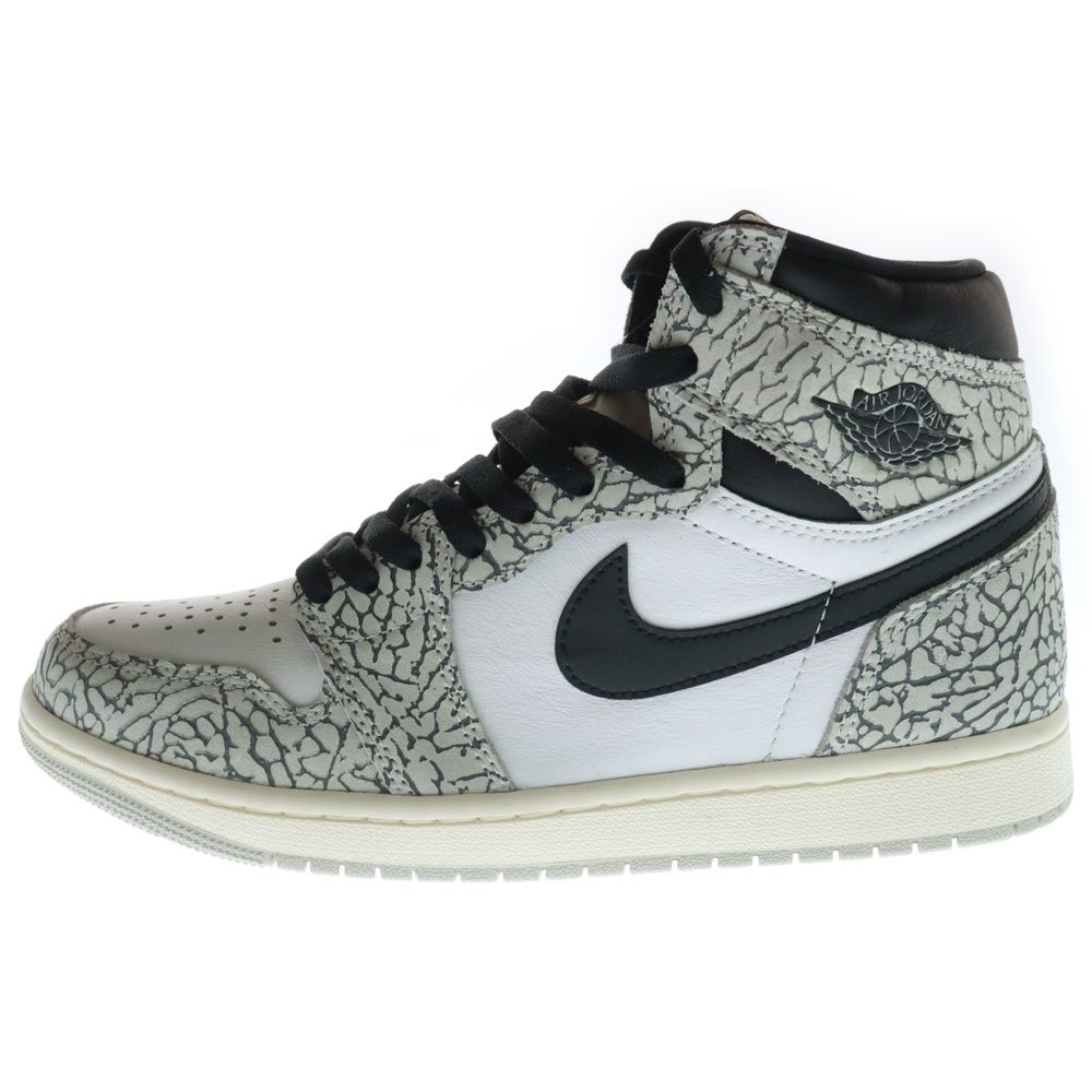 NIKE (ナイキ) AIR JORDAN 1 RETRO HIGH OG White Cement Safari